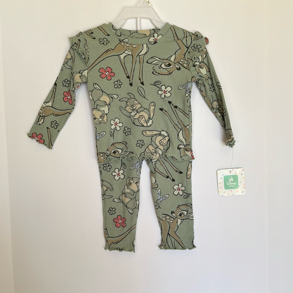 NWT Disney Baby Bambi Pajamas, Size 18M
